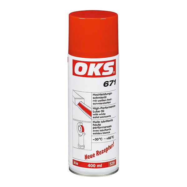 High-Performance Lube Oil with white Solid Lubricants Spray